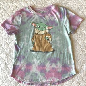 Star Wars Yoda Tie Dye T shirt Kids size M